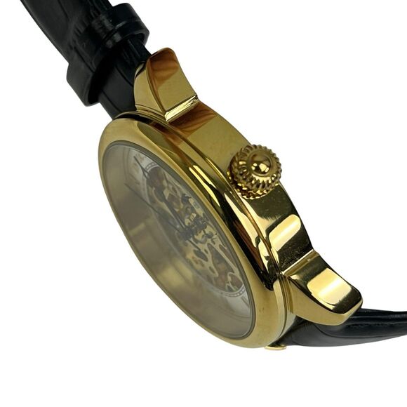 Invicta Specialty Mechanical Men’s Watch 42mm Black Gold Water Resistant 31154 - Picture 4 of 8